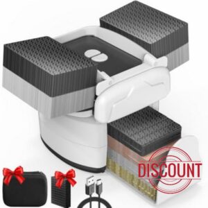 Card Shuffler 4 Deck Automatic Set With Carry Bag&poker