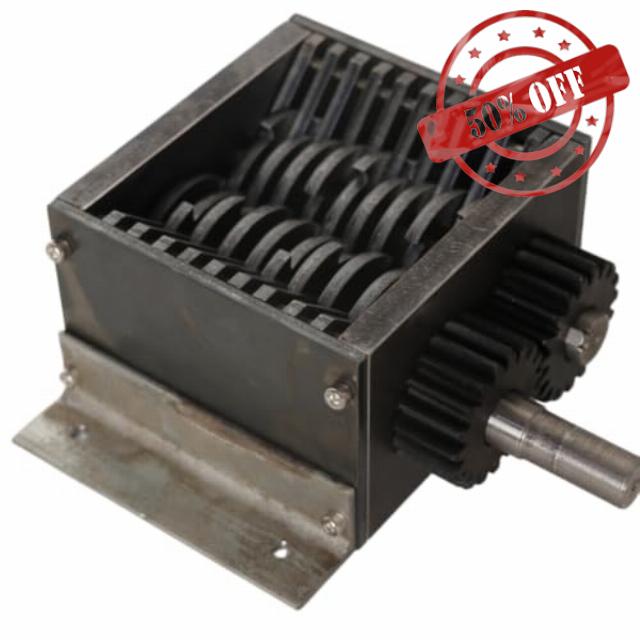 Desktop Mini Plastic Shredder for School Lab Maker Space Research 3D Printing Waste Recycling Compact Size Plastic Disposal
