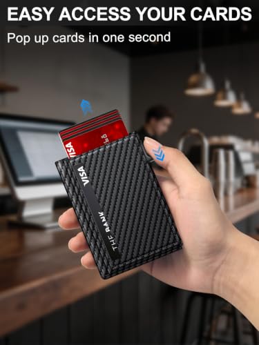 Front Pocket Compact Metal Credit Card Case