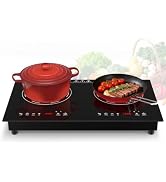 VBGK 24 Inch Electric Cooktop,110V 3000W Electric Stove Top with LED touch Control,8 Power Levels...