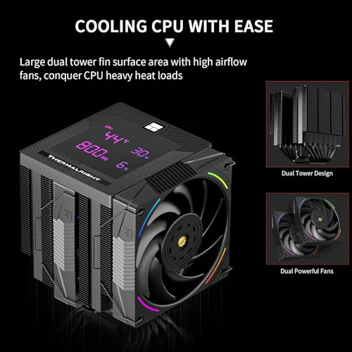 7 Heat Pipes CPU Cooling