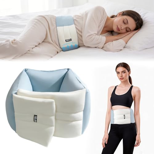 Wrap Around Lower Back Pillow with Breathable Ice Silk Cotton