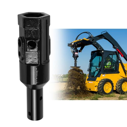 Heavy Duty Auger Bit Shaft Conversion Adapter for Augers