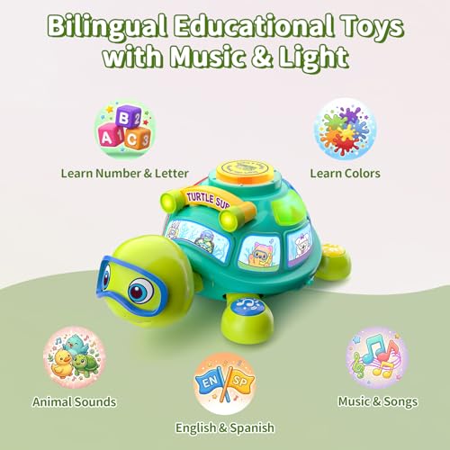 Crawling Tummy Time Toy with Light & Sound