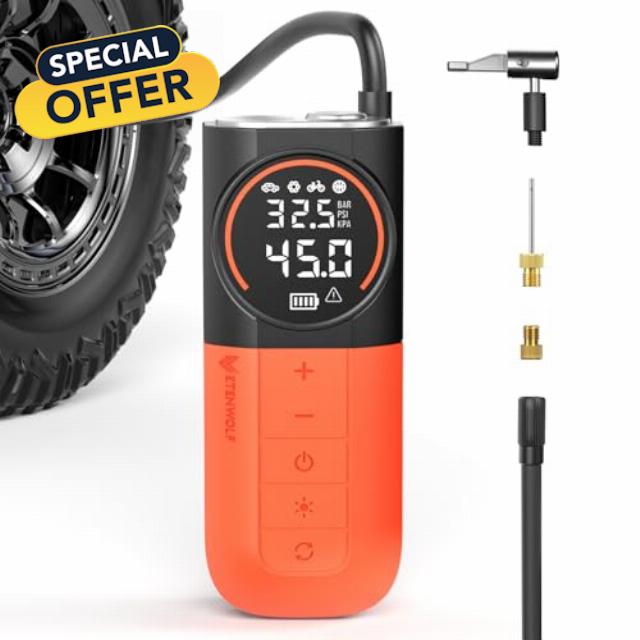 ETENWOLF S1 Tire Inflator Portable Air Compressor