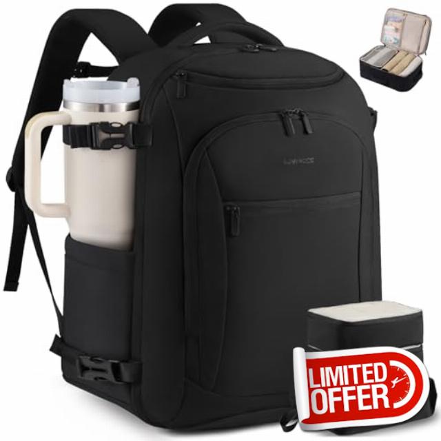 LOVEVOOK 40L Travel Backpack for Women & Men