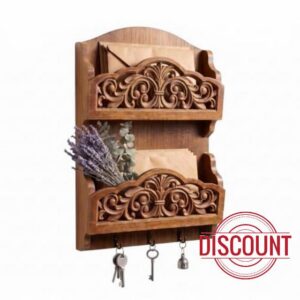Rustic Key and Mail Holder