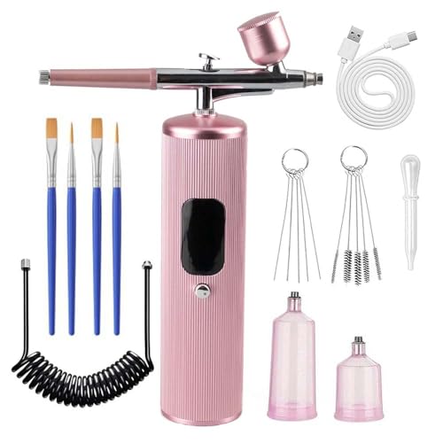 0.3mm Nozzle & 4000mAh Battery - Handheld Portable Spray Gun for Nail Art