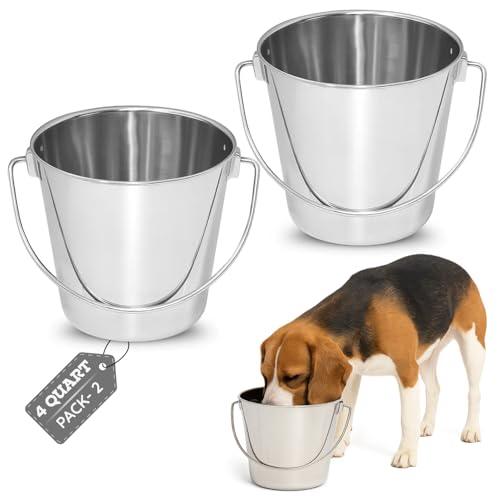2-Pack | Food & Water Pail