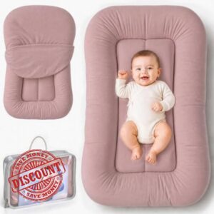 Infant Support Cushion - Organic Soft Cotton Baby Support Cushion for Newborn 0-24 Months