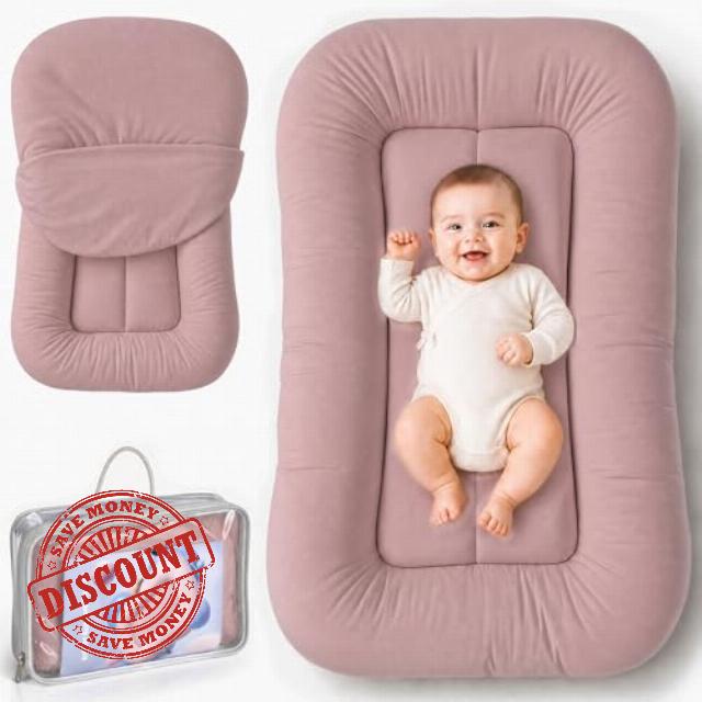 Infant Support Cushion - Organic Soft Cotton Baby Support Cushion for Newborn 0-24 Months