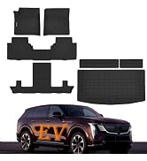 Front Floor Mats for Honda Odyssey 2017 2016 2015 2014 2013 2012 2011 Mini Passenger Van TPE All ...