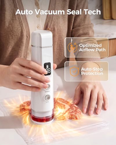 Digital Display - Keep Food Fresh Up to 6X Longe