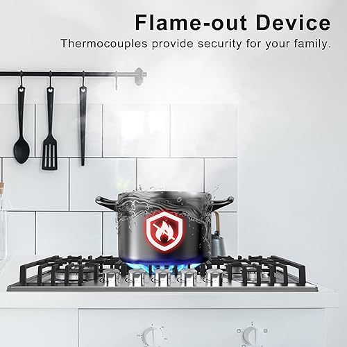 5 Burner Gas Stove Top