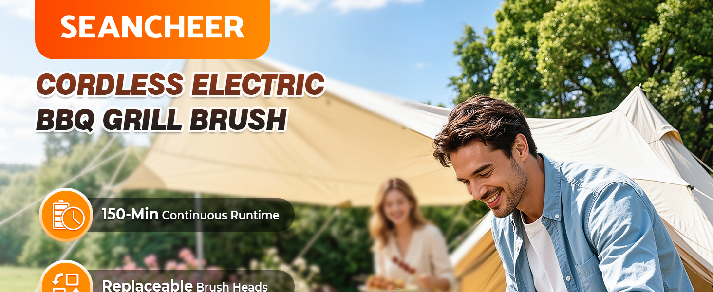 Electric Grill Brush for Outdoor Grill