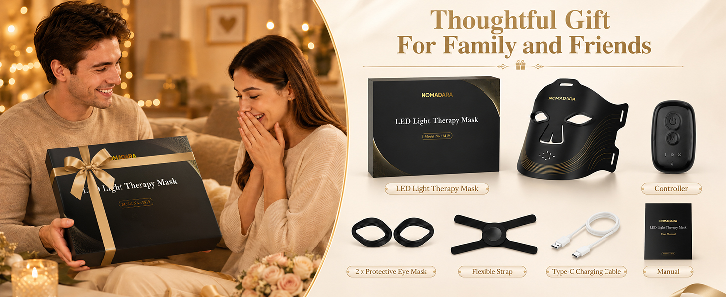 led face mask light therapy