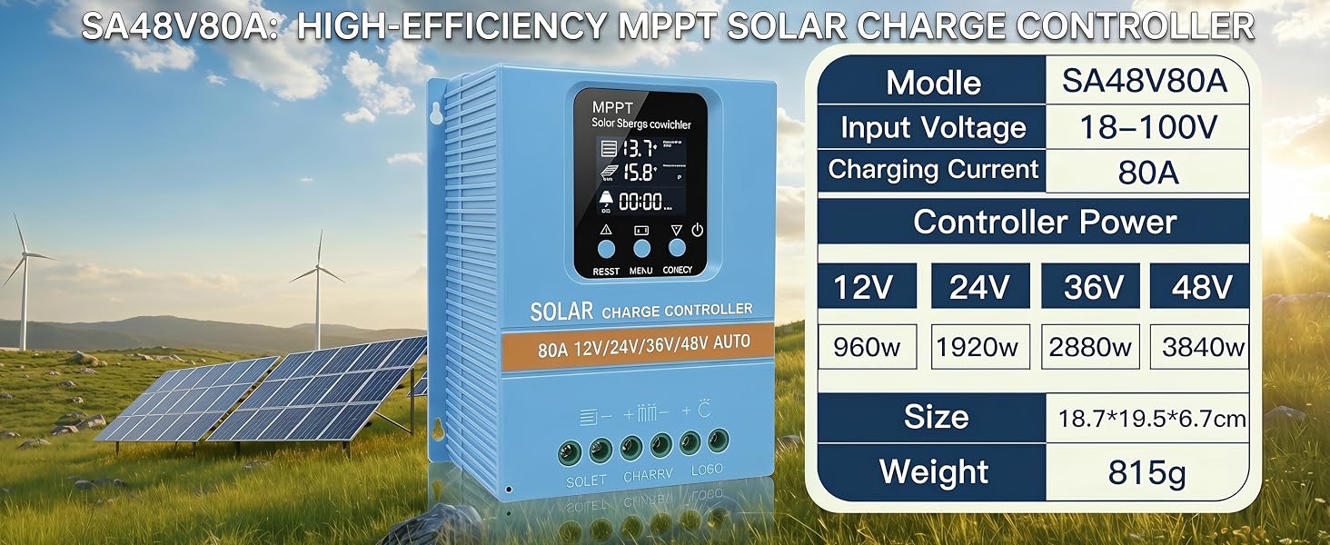 solar controlle 80A