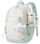 LOVEVOOK School Backpack for Teen Girl, Cute Bookbag for Student | Back to School Backpack for Te...