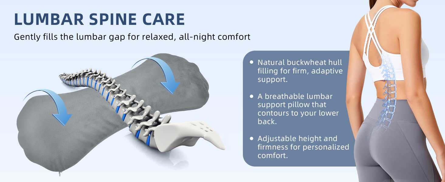 Ergonomic Neo Cushion Lumbar Support Pillow forOffice Chair