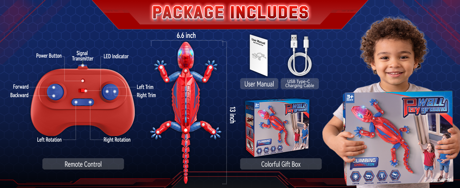 remote control gecko
