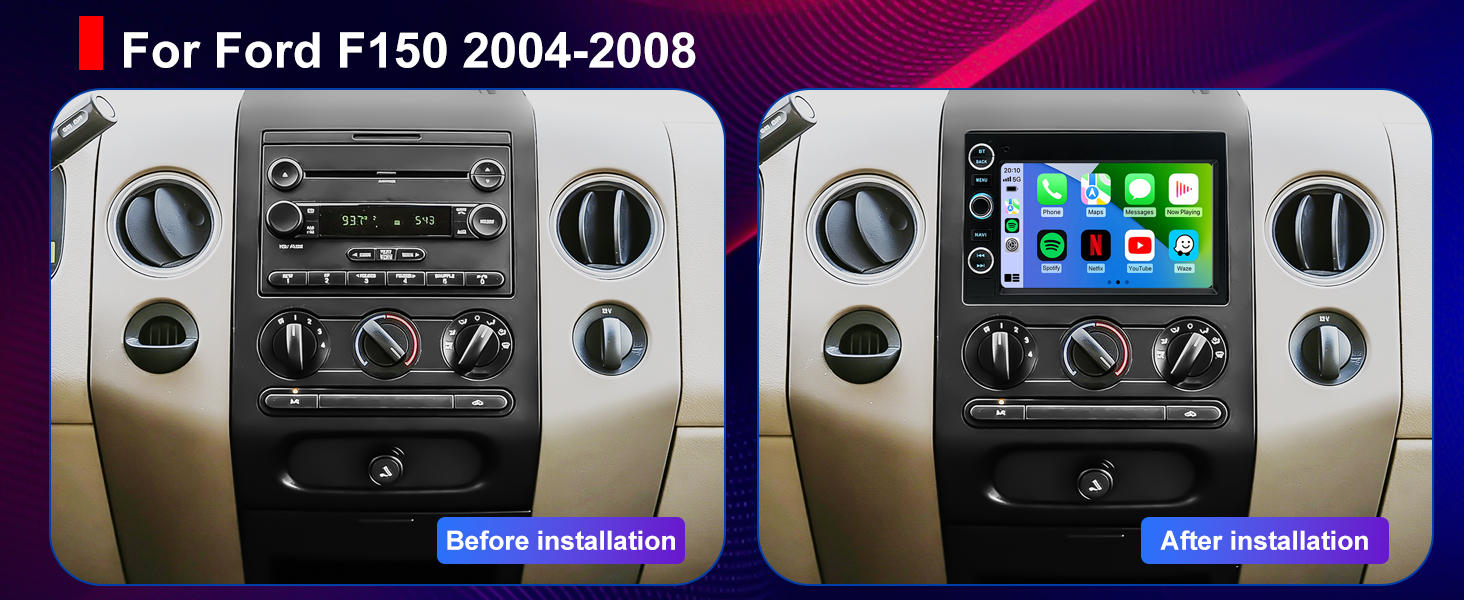 ford F-150 radio 2004-2008 & F250/F350 radio 2006-2016