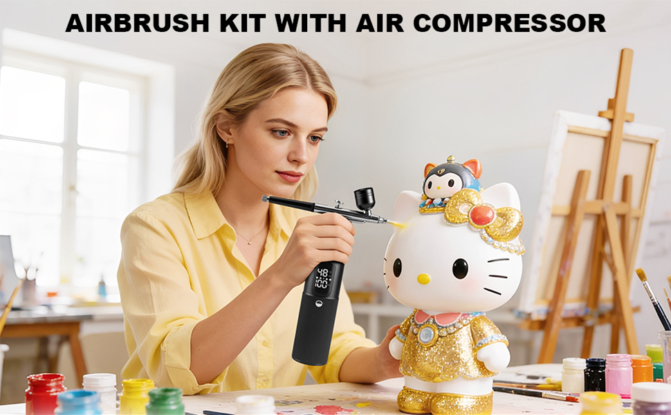 Airbrush Kit with Compressor