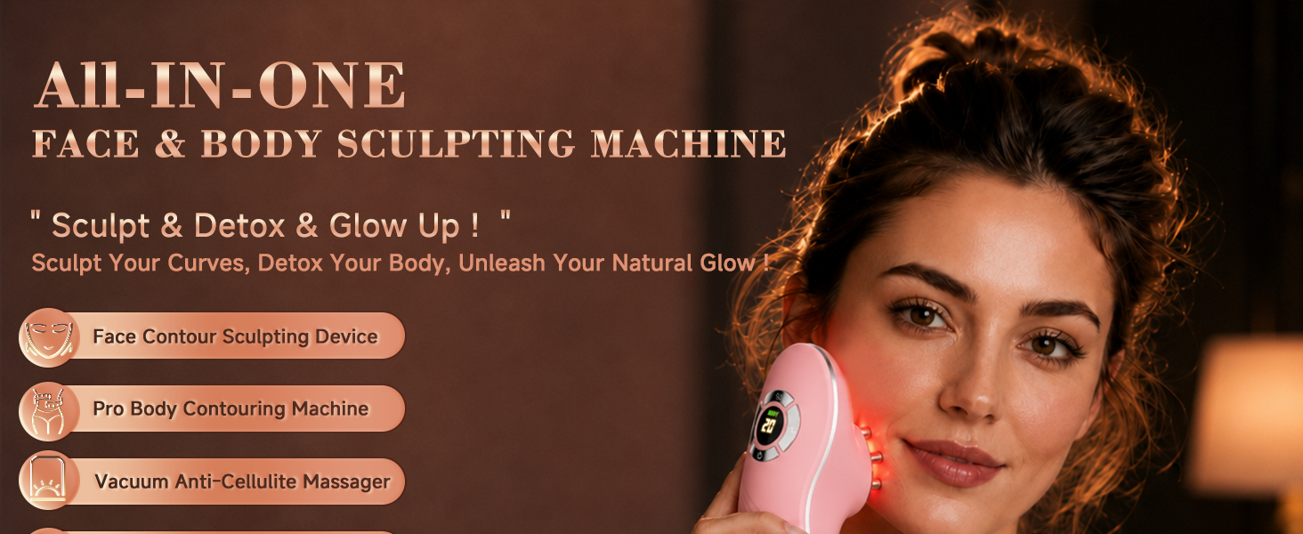 Electric Lymphatic Contour face Brush for Jawline & Neck