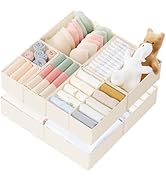 Criusia 6 Pack Large Clothes Organizer, Wardrobe Closet Organizer and Storage with Handles, Folda...