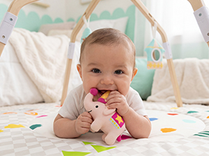 wooden baby play mat