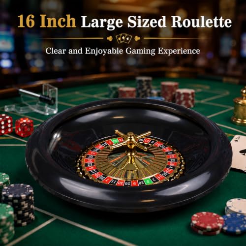 16'' Big Roulette Wheel & 70*36'' Double Side Mat