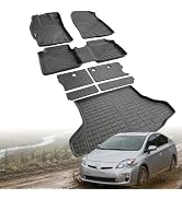 Compatible with Toyota Prius 2004-2009 Floor Mats & Cargo Liner,All Weather Protection TPE, Anti-...
