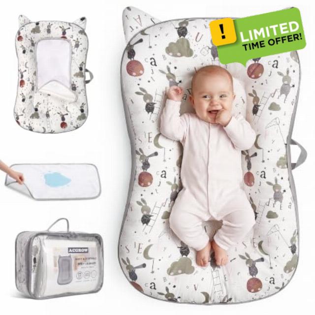 Baby Lounger for Newborn 0-24 Months