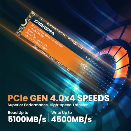 Up to 5100MB/s Read 4500MB/s Write