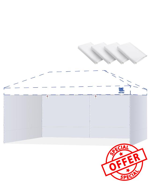 FANPAT 10x20ft Sidewalls for Canopy