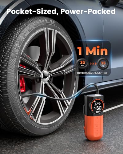 160PSI Cordless Air Pump | Fast Inflation