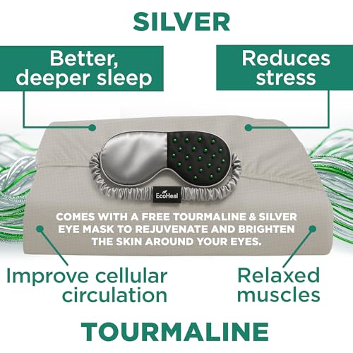 Quality Certified Grounded Well Bed Sheet - Conductive Earth Fitted Sheet for Better Sleep