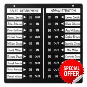 In/Out Board 20 Name