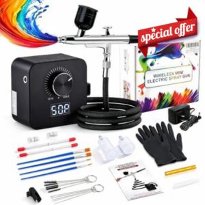 COROTC Airbrush Kit with Air Compressor