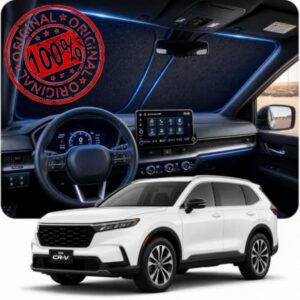 [2026 Upgraded] DooGooCoo Windshield Sun Shade for Honda CRV 2023-2025 2026 [Cooling Ice-Crystal
