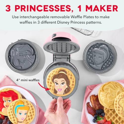 Pink Disney Princess Waffles Kids Love