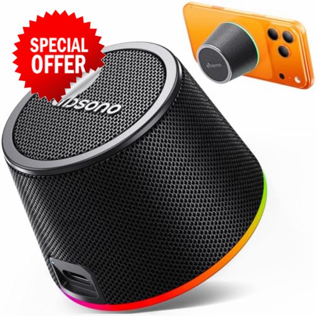 dbsono Small Portable Bluetooth Speaker Birthday Gifts Magnetic Phone Stand | Magnetic Wireless Bluetooth Speaker