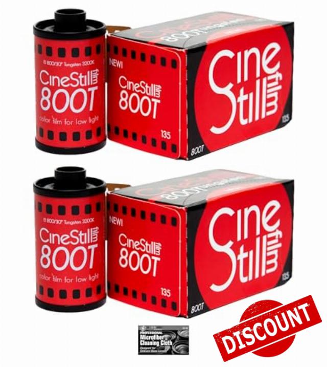 CineStill Film 800Tungsten C-41 Color Negative Film (35mm Roll Film