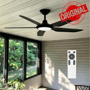 52 Inch Large Outdoor Ceiling Fans with Lights