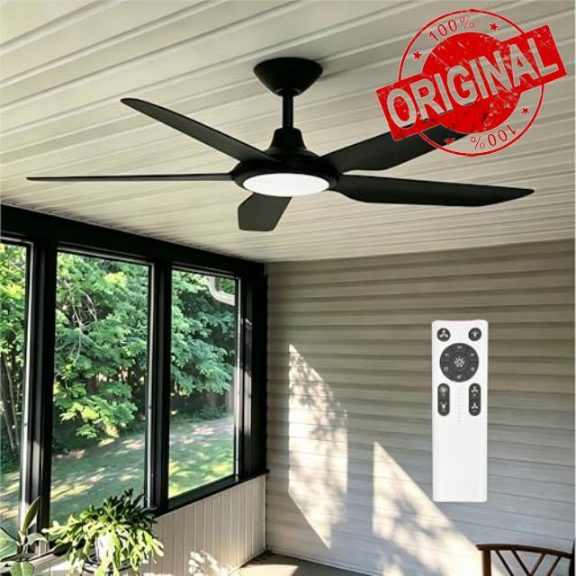 52 Inch Large Outdoor Ceiling Fans with Lights