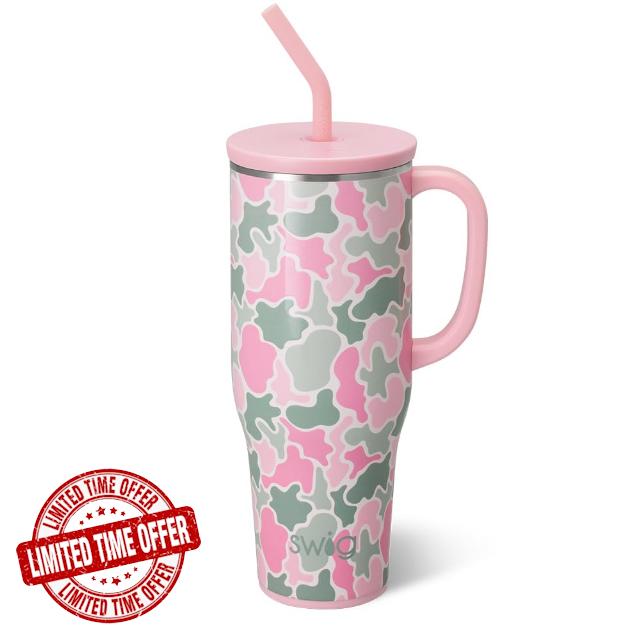 Swig Life 40oz Leakproof Mega Mug with Handle & Straw