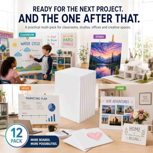 Double Sided Lightweight Foam Core Boards for Science Fair Display Projects Art Craft Presentations and Wedding Signage