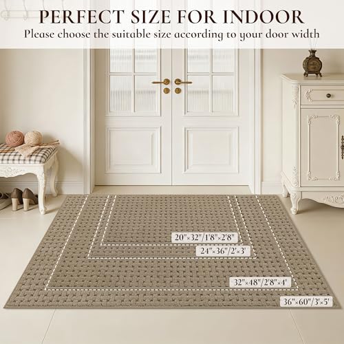 Beige | Dirt Trapper Doormats Washable