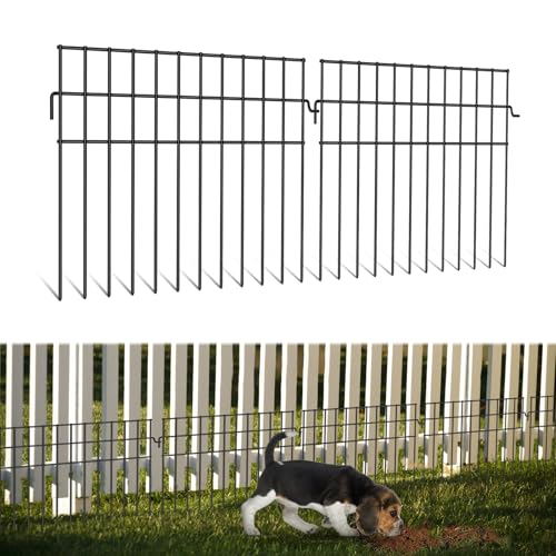 27ft (L) X13in (H) No Dig Garden Fence for Dog Rabbit