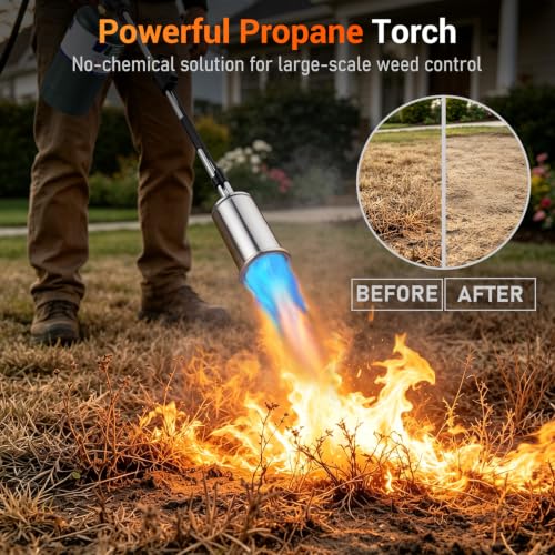 30" Detachable Long Arm Heavy Duty Blow Torch For Garden