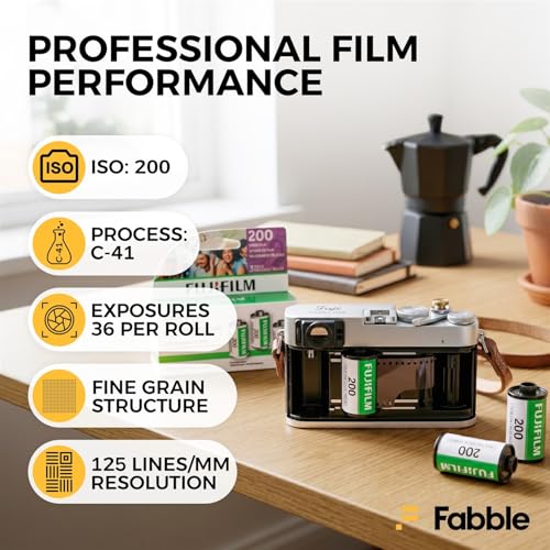 3-Pack) Bundle with Fabble 3-Roll Protective Film Vault Storage Case